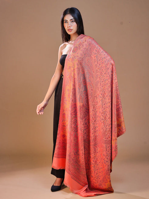 Women's Jamawar Wool Shawl